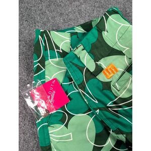 Loudmouth Ladies Lucky Shamrock Capri Pants Womens‎ sz 2 Green Golf NWT